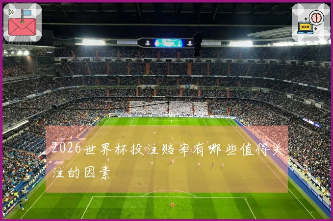 2026世界杯投注赔率有哪些值得关注的因素